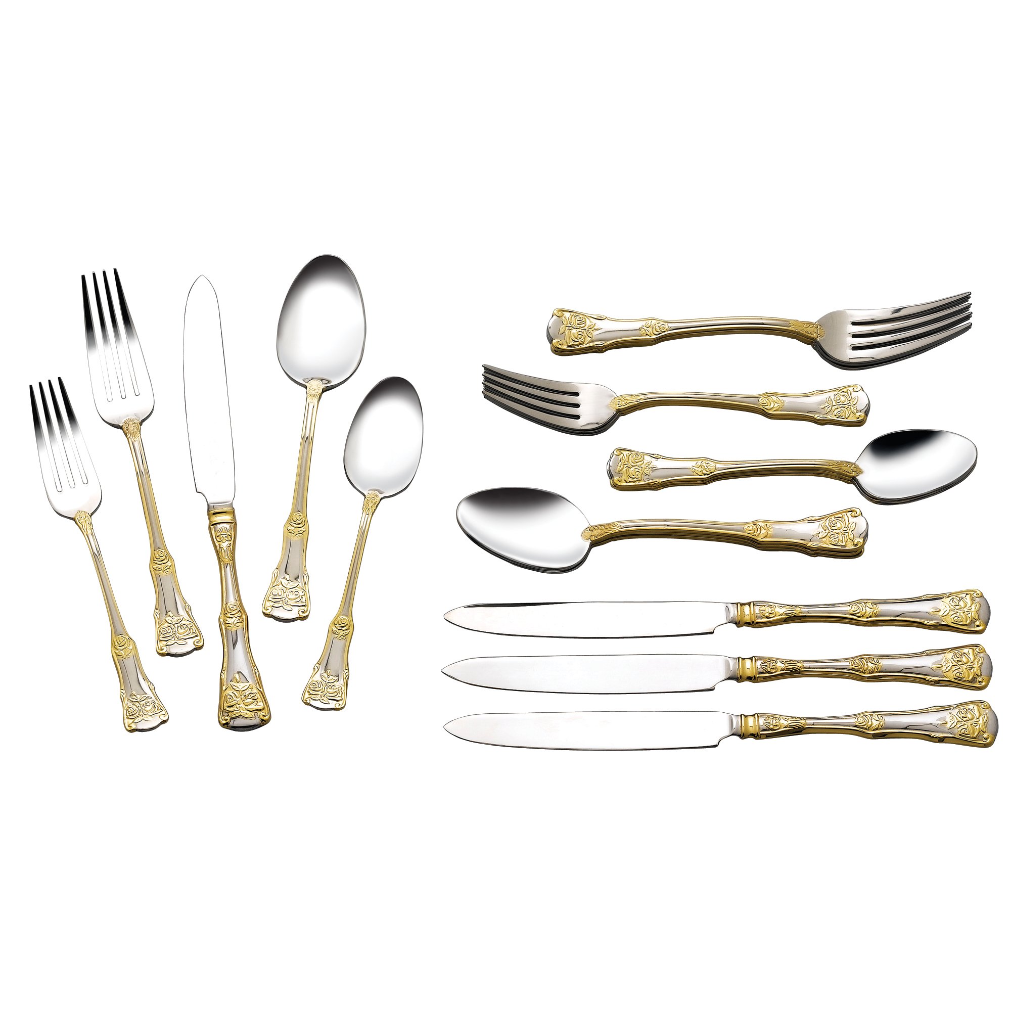   Old Country Roses スプーンセット Amazon.com: Royal Albert Old Country Roses 20-Piece Flatware